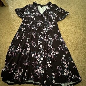 Torrid V-neck floral dress